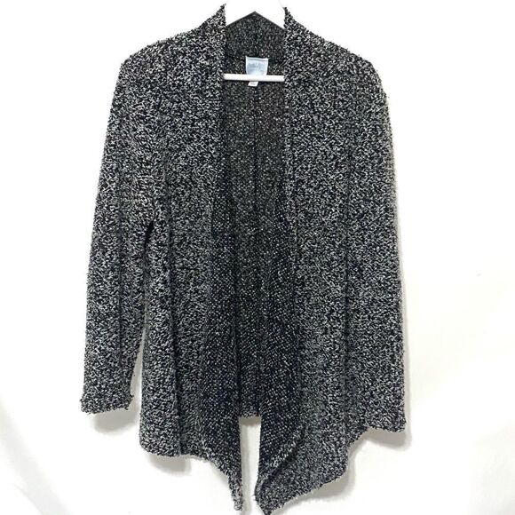Sunday Sweaters - Sunday cardigan sweater black white Large